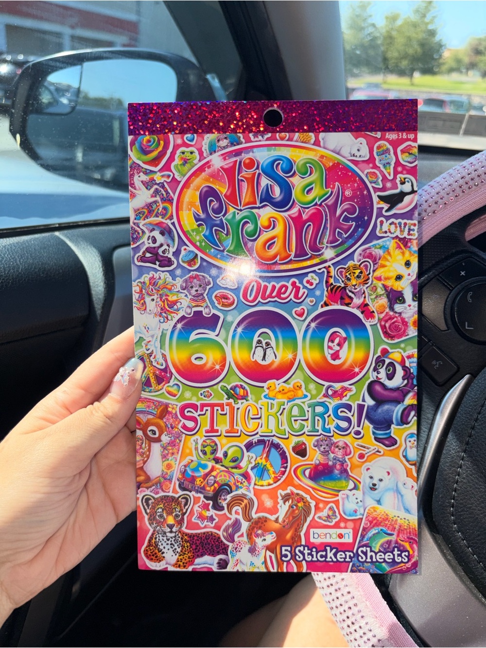 Lisa Frank Pink Multicolor Over 600 Stickers Pack